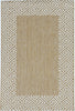 3' x 5' Natural Polypropylene Area Rug