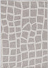 3' x 4' Ivory or Grey Polypropylene Area Rug