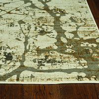 94" X 130" Ivory or Grey Polypropylene Rug