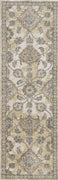 91" X 130" Ivory Sand Wool Rug