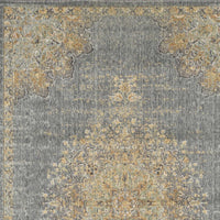 108" X 156" Slate Grey Wool Rug