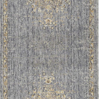 108" X 156" Slate Grey Wool Rug