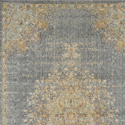 108" X 108" Slate Grey Wool Rug