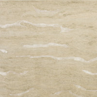 102" X 138" Beige Wool or Viscose Rug