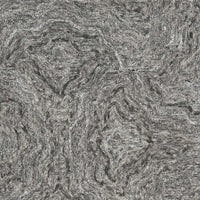 60" X 84" Grey Wool or Viscose Rug