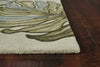 4'x6' Ivory Hand Tufted Monstera Indoor Area Rug