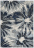118" X 158" Ivory Blue Polypropylene Rug