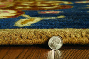 108" X 156" Navy Wool Rug