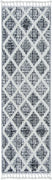 94" X 130" Charcoal Polyester Rug