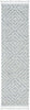 8'x11' Ivory Grey Machine Woven Diamond Geometric Indoor Area Rug