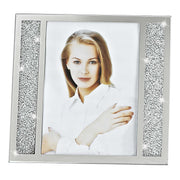 8 x 10 Silver Crystalized Picture Frame