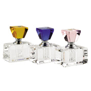 3 pc Rainbow Crystal Perfume Bottle Set
