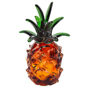 10" Mouth Blown Pineapple Art Glass