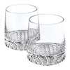 Mouth Blown European Crystal Whiskey Set 4 Pc Rocks or DOF Set