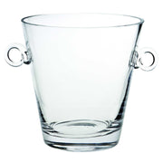 8" Mouth Blown European Glass Ice Bucket or Cooler