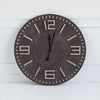 42"Oversize Round Industrial styleWall Clock with Bold Block Numbers and Black Hands