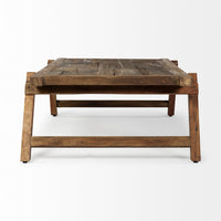 Rectangular Naturally Finished Reclaimed Wood Coffee Table