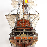 Sailboat Model with Chrome and Brass Fittings