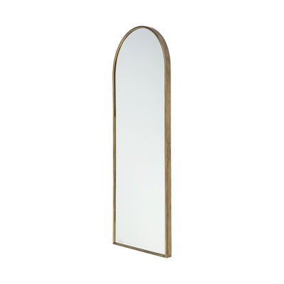 Arch Gold Metal Frame Wall Mirror