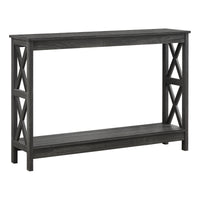 Rectangular Grey Hall Console Accent Table