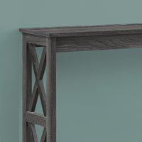 Rectangular Grey Hall Console Accent Table