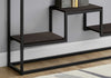 48" Rectangular Espresso Hall Console Accent Table