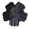 Flower Metal Wall Decor with Distressed Brush Finish