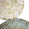 Plates Wall Decor With Golden Metallic Rays