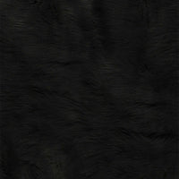 Faux Cowhide Rug 4 x 5 - Black