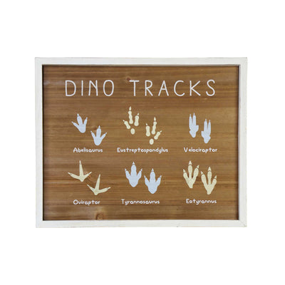 Dino Tracks Framed Wall Art