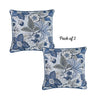 Set of 2 17" Jacquard Forest Sky Throw Pillow Cover in Blue