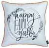 Set of 4 18" Thanksgiving Quote Throw Pillow Cover in Multicolor