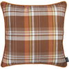 Set of 4 18" Fall Pumpkin Throw Pillow Cover in Multicolor
