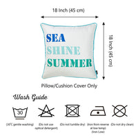 Set of 2 Sea Shine Summer Throw Pillow Covers