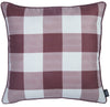 Set of 2 18" Fall Thanksgiving Gingham Throw Pillow Cover