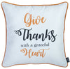 Set of 2 18" Thanksgiving Pumpkin Spice Throw Pillow Cover in Multicolor