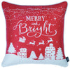 Set of 2 18" Merry Christmas Throw Pillow Cover
