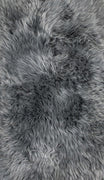 2' x 3' Gray New Zealand Natural Shearling Sheepskin Rug