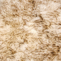 Dark Linen New Zealand Natural Shearling Shearling Sheepskin Rug