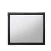 Contemporary Wood Frame mirror in Black