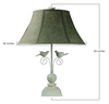 Cheerful White Table Lamp with 3D White Birds