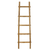 5 Step Brown Decorative Ladder Shelve