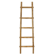 5 Step Brown Decorative Ladder Shelve