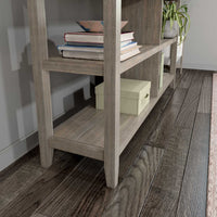 30" Bookcase with 2 Shelves in Washed Grey
