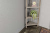 60" Bookcase with 2 Shelves in Washed Grey