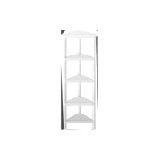 60" Bookcase with 2 Shelves in White