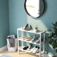 White Versatile Shoe Rack Shelving Unit