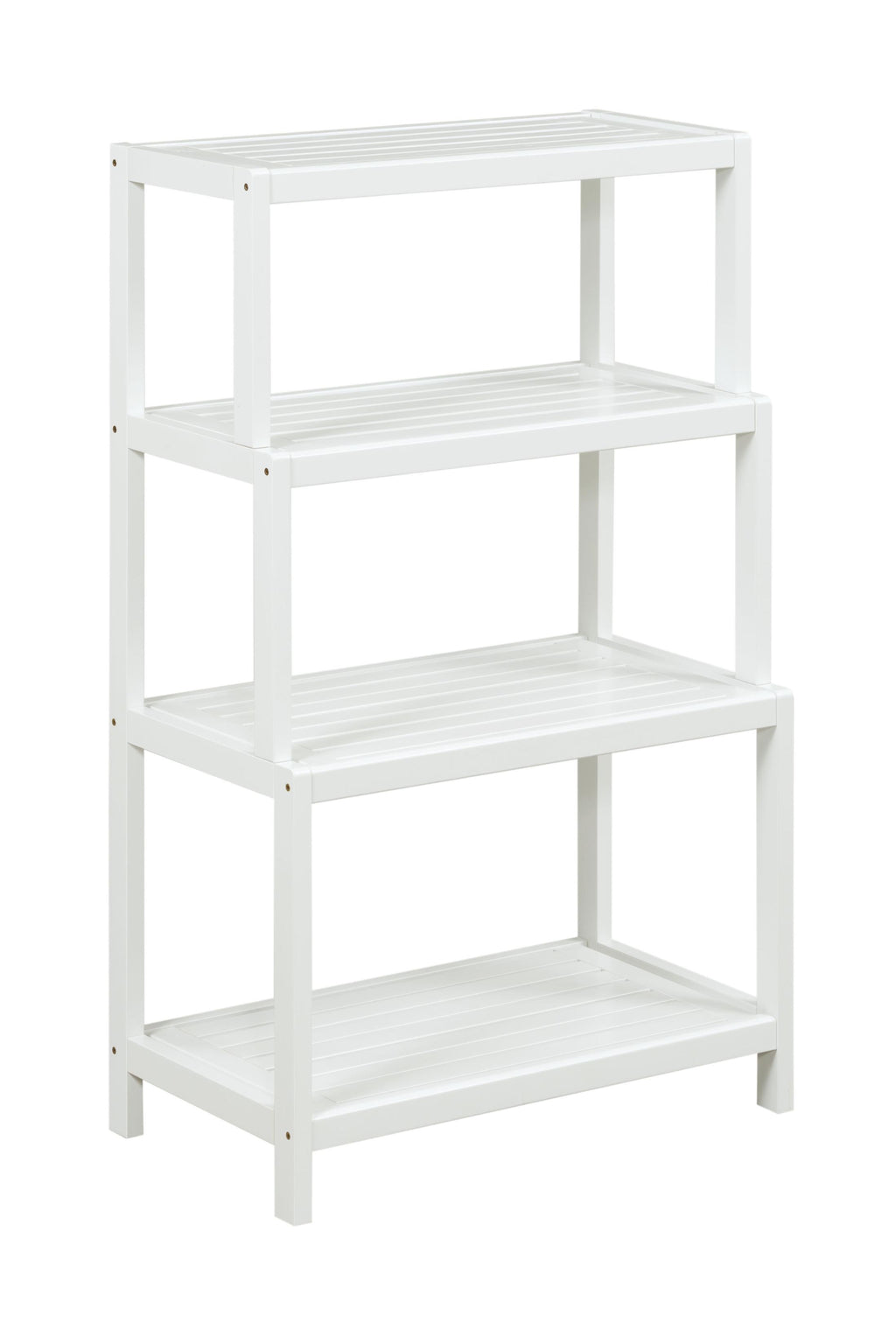 37" Bookcase with 4 Shelves in White