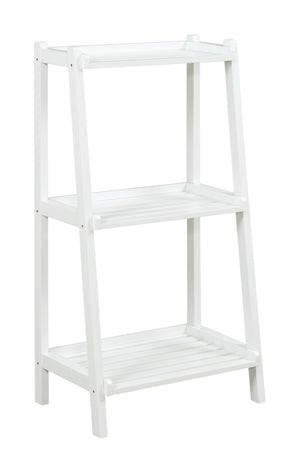 42" Bookcase with 3 Shelves in White