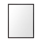 Rectangle Espresso Accent Mirror with Lakeside Design